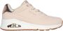 Skechers Uno Golden Air Dames Sneakers 177094 NAT Lichtbeige Goud - Thumbnail 1