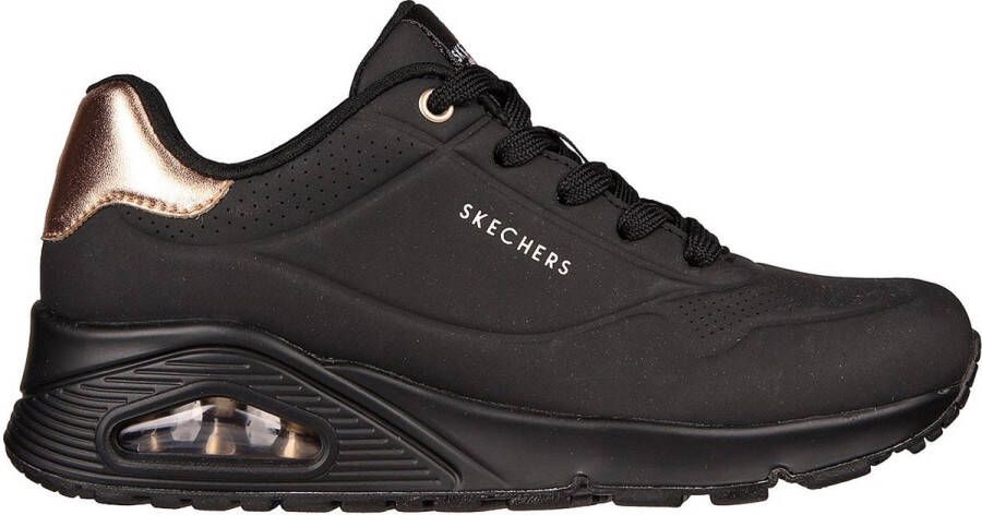 Skechers Uno Golden Air Dames Sneakers Zwart