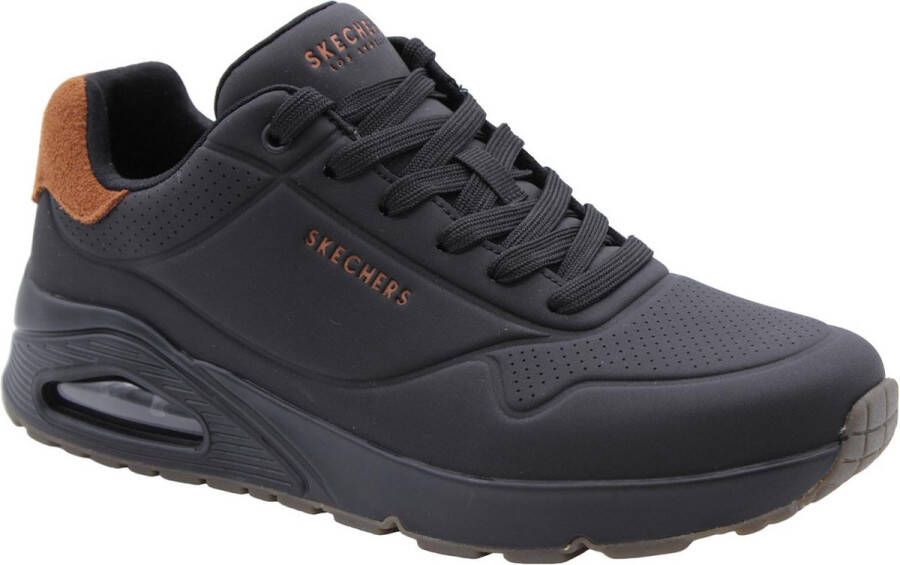 Skechers Uno Heren Sneakers 183004-bbk Kleur Zwart