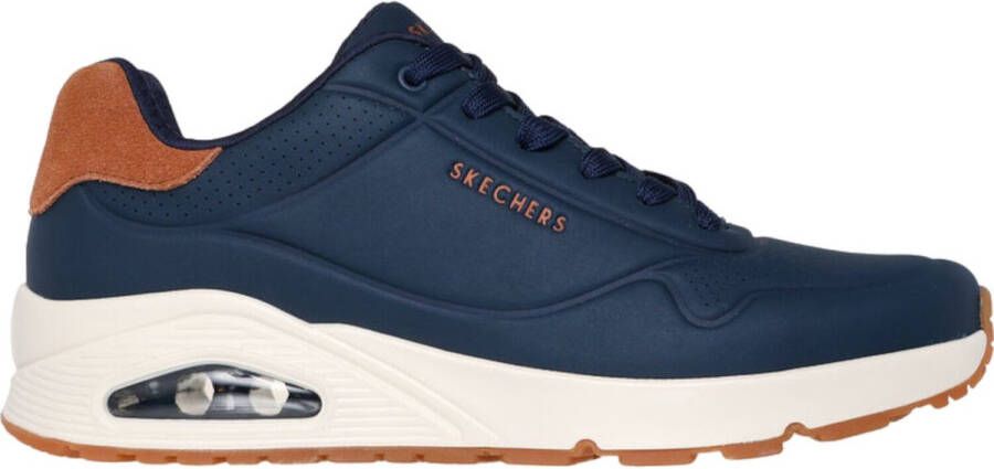 Skechers Uno Heren Sneakers 183004-nvy Kleur Blauw