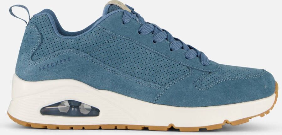 Skechers Uno Stand On Air sneakers blauw Suede Heren