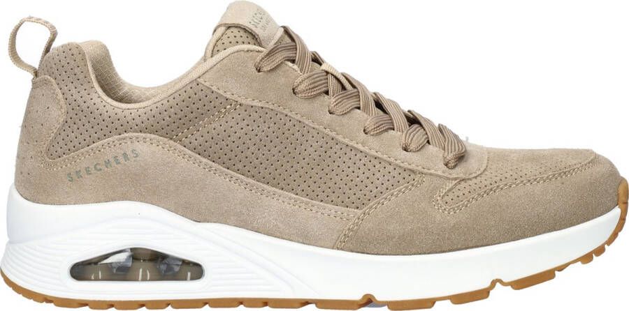 Skechers Stijlvolle Satsuma Sneakers voor de Moderne Man Beige Heren