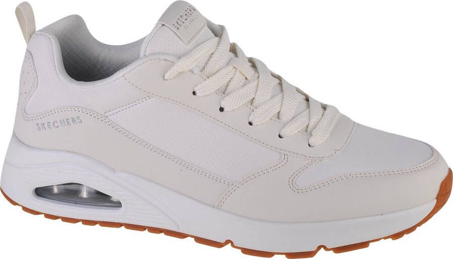 Skechers Uno-Hideaway 232152-WHT Mannen Wit Sneakers - Foto 1