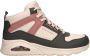 Skechers Uno-High Regards Dames Sneakers Crème Multicolour - Thumbnail 1