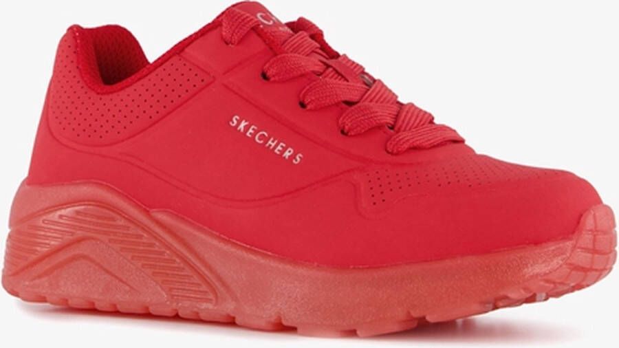 Skechers Uno Ice jongens sneakers rood Extra comfort Memory Foam