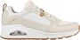 Skechers Beige Layover Sneaker met Cognac Accents Multicolor Dames - Thumbnail 1