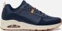 Skechers Uno Layover Sneaker Sneakers Heren Blauw - Thumbnail 1