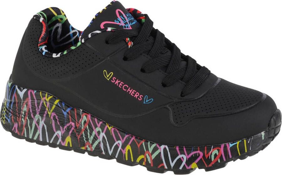 Skechers Uno Lite 314976L-BKMT voor meisje Zwart Sneakers Sportschoenen - Foto 1