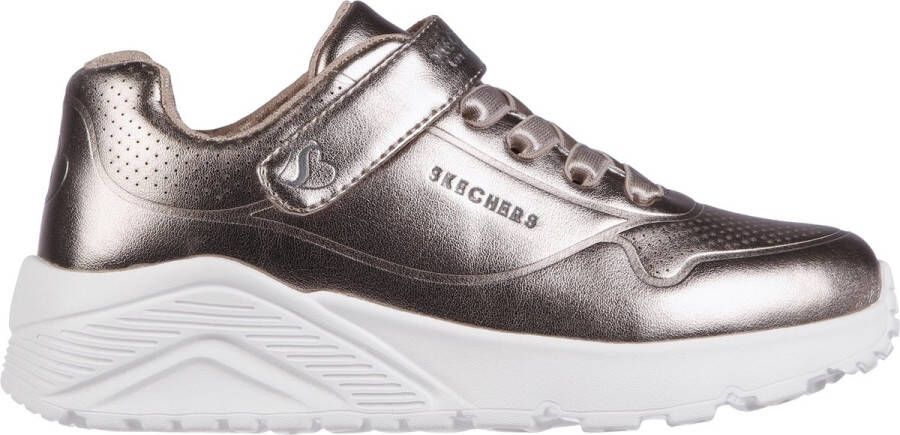 Skechers Uno Lite Chrome Steps Sneakers Pewter