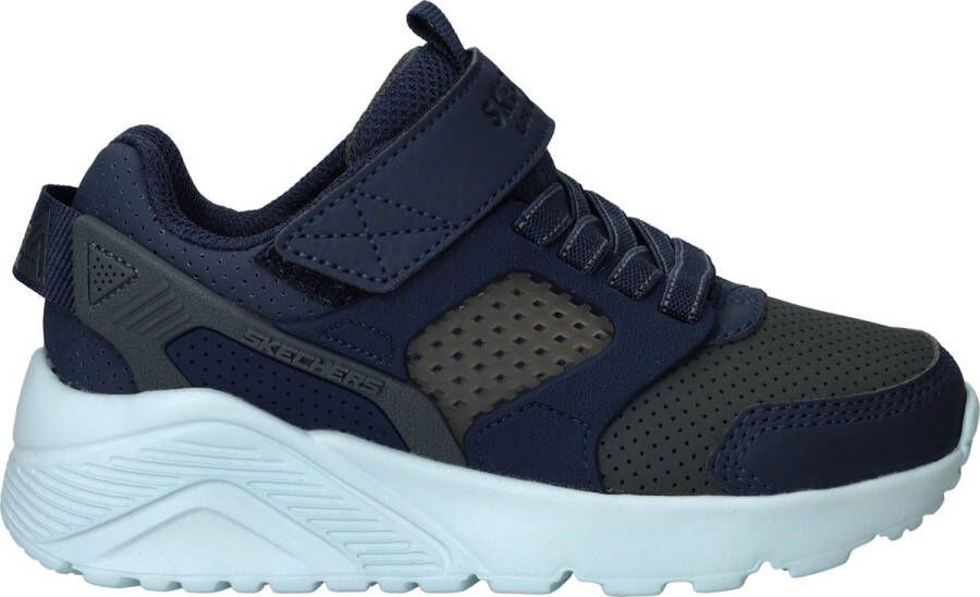 Skechers Uno Lite Gridstill Sneakers Blauw