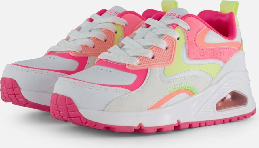 Skechers Uno Lite Sneakers wit Synthetisch Dames