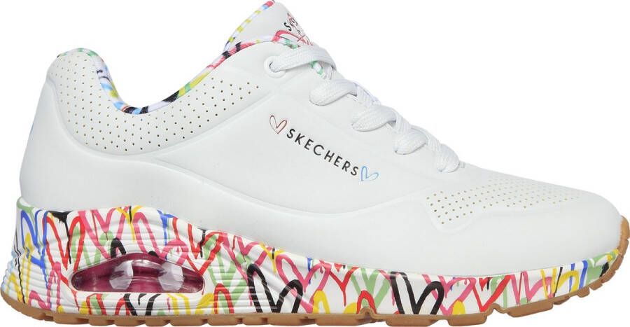 Skechers Sneakers met sleehak UNO-LOVING LOVE