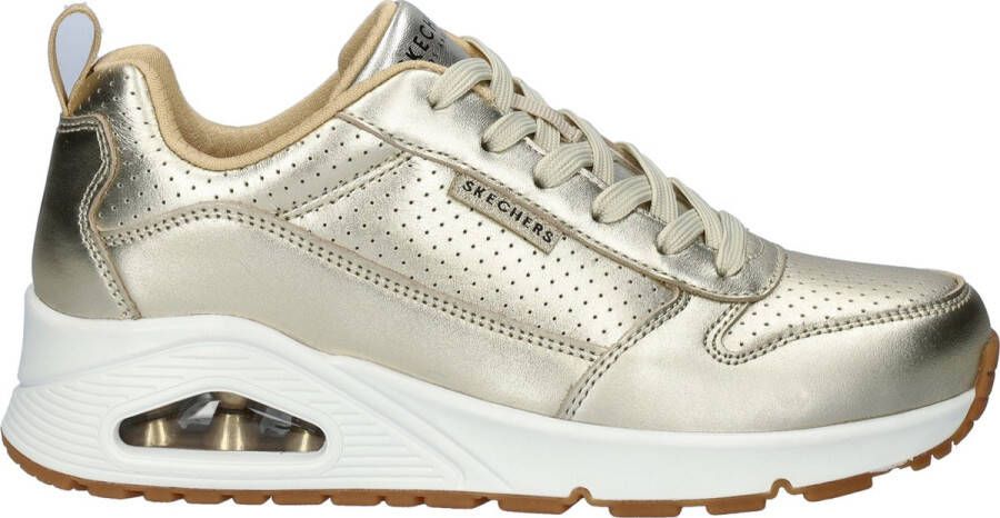 Skechers Sneakers Uno Metallixs Wedge sneakers plateausneakers veterschoenen met Skech-Air