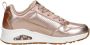 Skechers Uno Metallixs Sneakers Laag Rosé-goud - Thumbnail 2