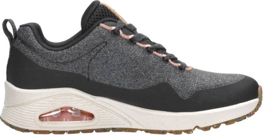 Skechers Uno Pla-Knit Sneakers Laag zwart - Foto 1