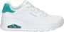 Skechers Spike Sneaker Stijlvol en Trendy Schoeisel White Dames - Thumbnail 1