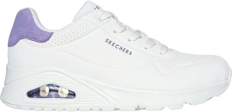 Skechers Stijlvolle Uno Sneakers voor Vrouwen White Dames