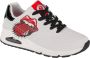 Skechers Uno-Rolling Stones Single 177965-WBK Vrouwen Wit Sneakers - Thumbnail 1