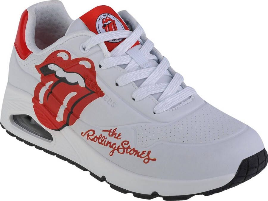 Skechers Uno-Rolling Stones Single 177965-WRD Vrouwen Wit Sneakers