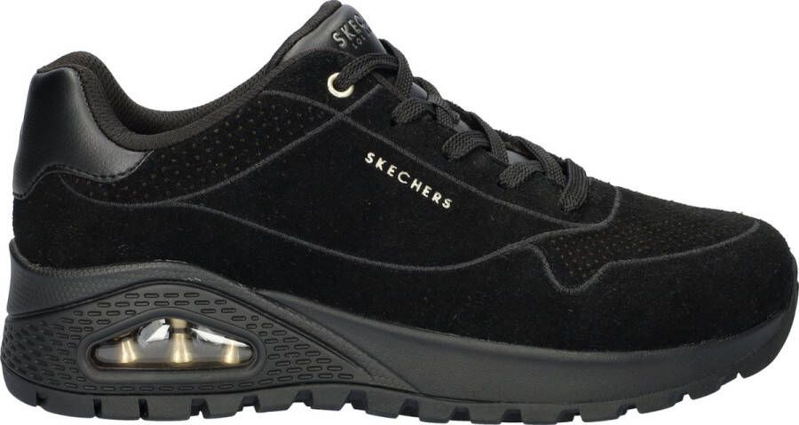 Skechers Uno Rugged dames sneaker Zwart