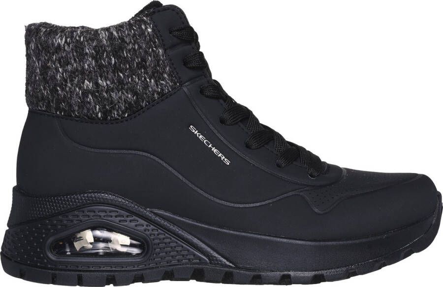 Skechers Uno Rugged Dames Sneakers Zwart