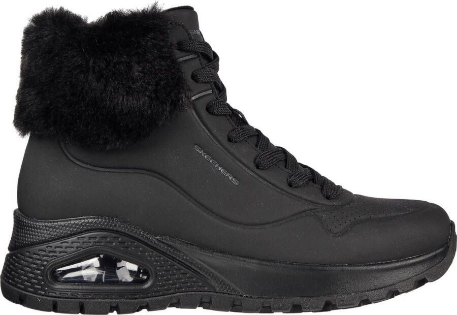 Skechers Uno Rugged Fall Air Dames Laarzen Zwart