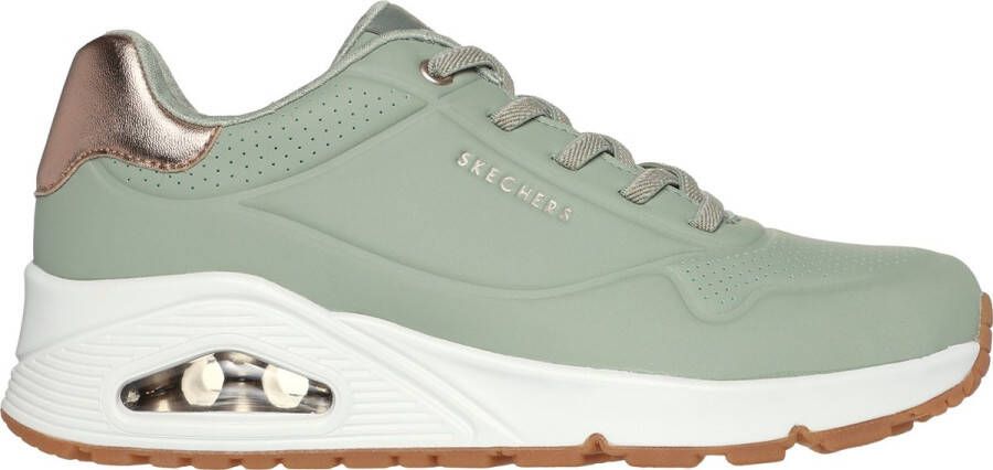 Skechers Uno shimmer away sage licht groen Kleur Groen) - Foto 3