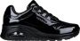 Skechers Sneaker 177142 BBK UNO Shiny One Zwart Lak - Thumbnail 2