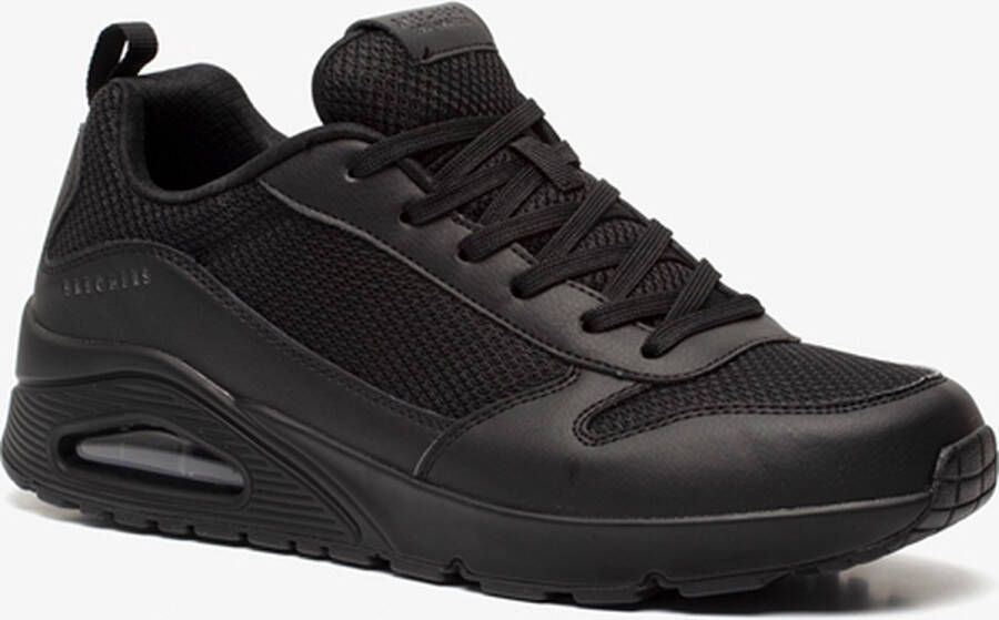 Skechers Uno Fastime 237016-BBK Mannen Zwart Sneakers