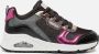 Skechers Uno sneakers zwart Textiel 42201 Dames - Thumbnail 1