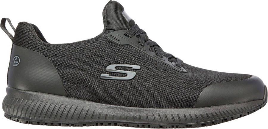 Skechers Work Relaxed Fit Uno Slipresistant Sutal sneaker Black Heren