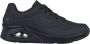 Skechers Work Uno Slipresistant Sneaker Vrouwen Zwart - Thumbnail 1