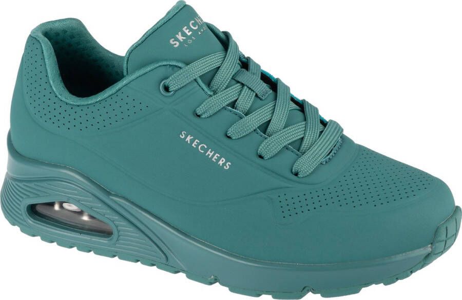 Skechers Uno-Stand on Air 73690-TEAL Vrouwen Blauw Sneakers