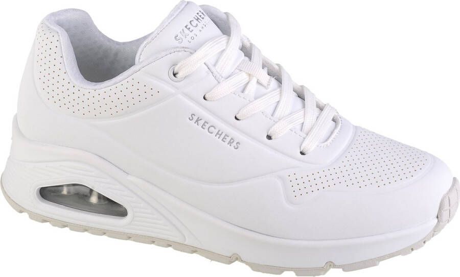 Skechers Uno-Stand on Air 73690-W Vrouwen Wit Sneaker