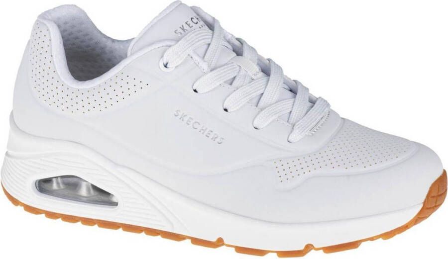 Skechers Uno-Stand on Air 73690-WHT Vrouwen Wit Sneakers