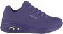 Skechers Uno Stand On Air Dames Sneakers Paars - Thumbnail 6