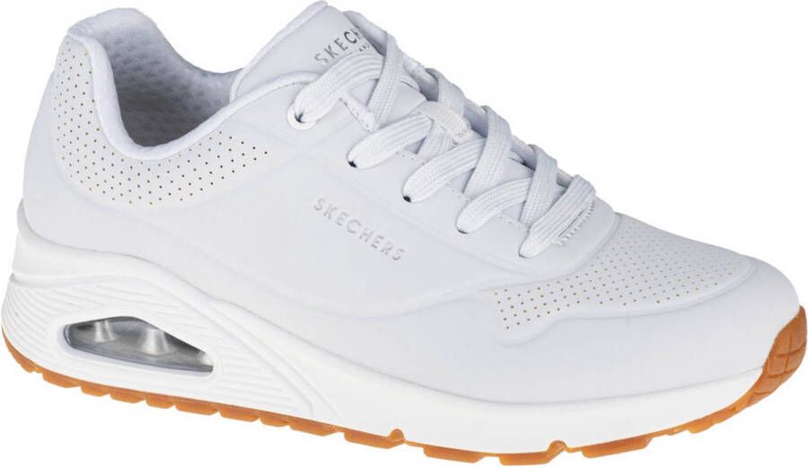 Skechers Sneakers Street Uno Stand on Air in eenvoudige look vrijetijdsschoen halfschoen veterschoen