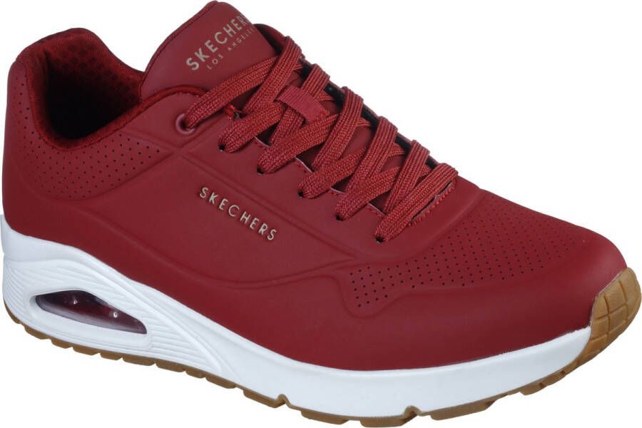 Skechers Uno Stand On Air Sneaker Unisex Rood