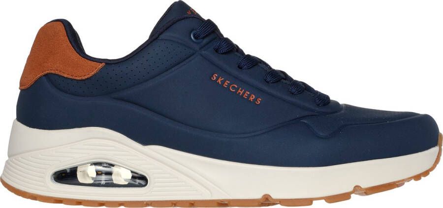 Skechers Sportieve en Elegante Wandelschoenen Blue Heren