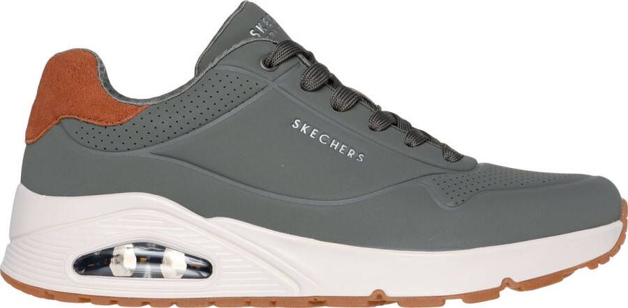 Skechers Stijlvolle Sneaker Schoenen voor Mannen Green Heren