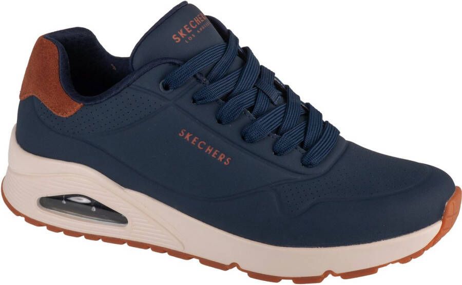 Skechers Uno Suited On Air Mannen Marineblauw Sneakers