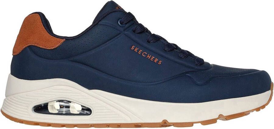 Skechers Sportieve en Elegante Wandelschoenen Blue Heren