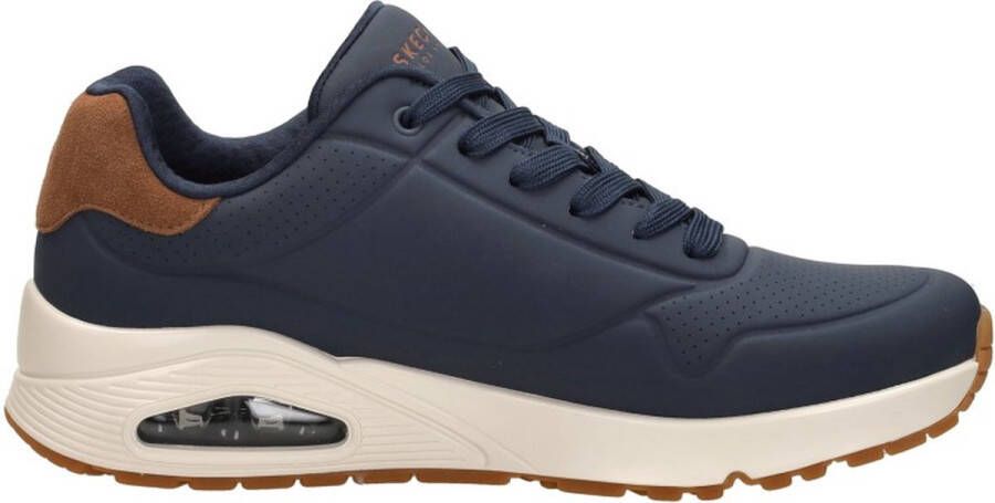 Skechers Sportieve en Elegante Wandelschoenen Blue Heren