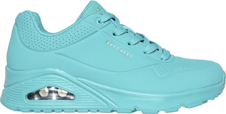 Skechers Uno turquoise sneaker Kleur Groen)