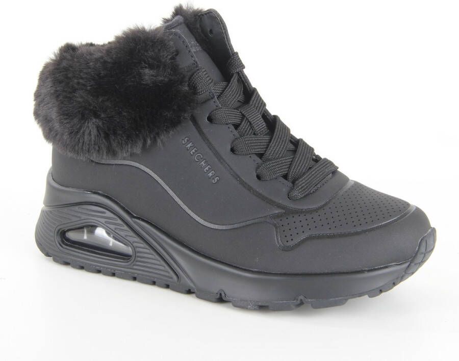 Skechers Uno Veterboot Meisjes Zwart