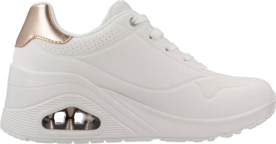 Skechers Mode Sleehak Sneaker met Luchtkussen White Dames