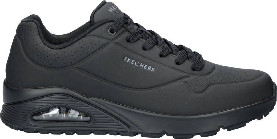 Skechers Uno Wide heren sneaker Zwart