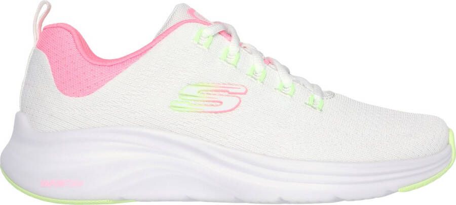 Skechers Vapor Foam Dames Instappers Wit Roze