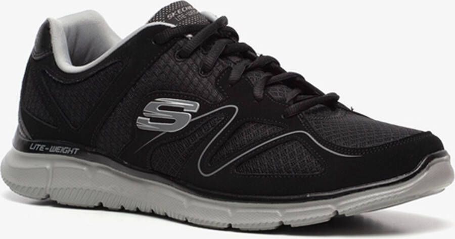 Skechers Sneakers Verse met memory foam-uitrusting vrijetijdsschoen halfhoge schoen veterschoen