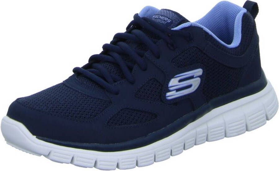 Skechers Burns Agoura 52635-NVY Mannen Marineblauw Sneakers Sportschoenen